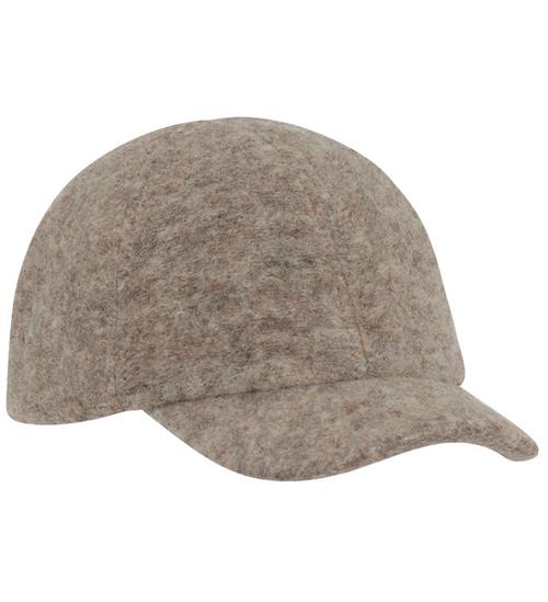Huttelihut Kasket - Uld - Camel Melange