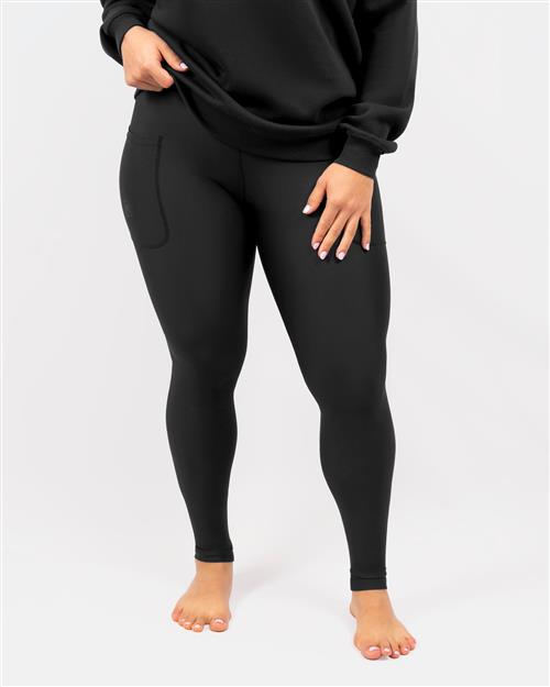 Holly Black Tie Waist Leggings