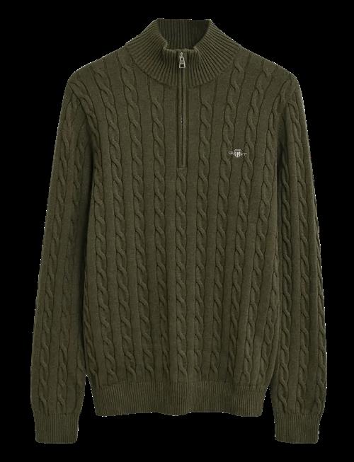 Gant | Cable Knit Half-Zip Sweater | XXL