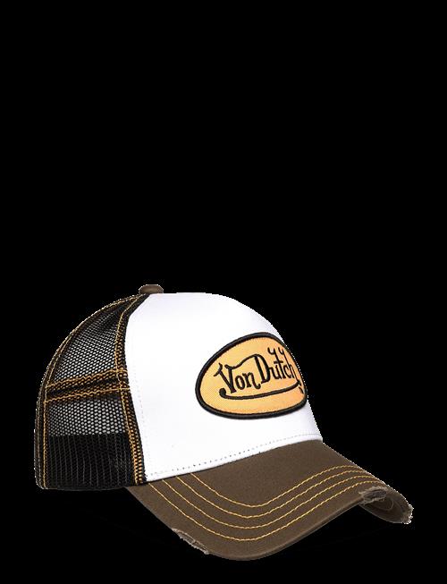 Von Dutch | Oval Patch Sum Trucker Black/White/Dark Green Von Dutch | ONE SIZE