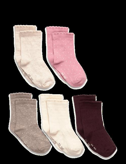 Minymo | Socks W. Knit (5-Pack) | 19\22