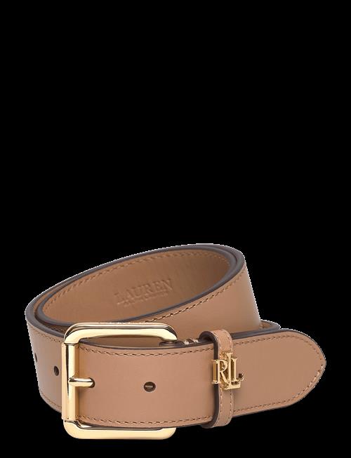 Lauren Ralph Lauren | Natural Smth Leathr-Logo Keeper-Blt | S