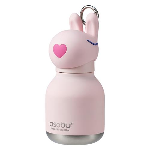 Asobu Mini Besties Vandflaske Bunny  Bunny One Size  Lyserød  One Size  Drenge, Piger