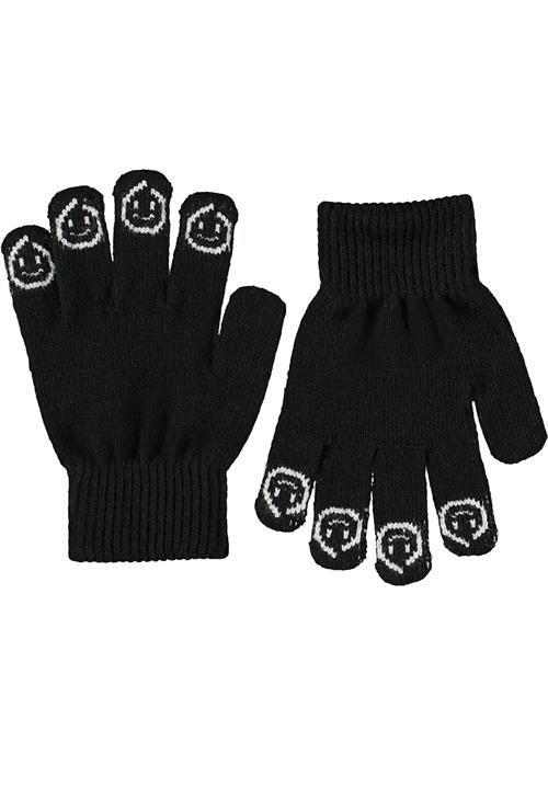 Molo Kaapo Strikkede Handsker Black  Black 4-10 Y  Sort  4-10 år  Drenge
