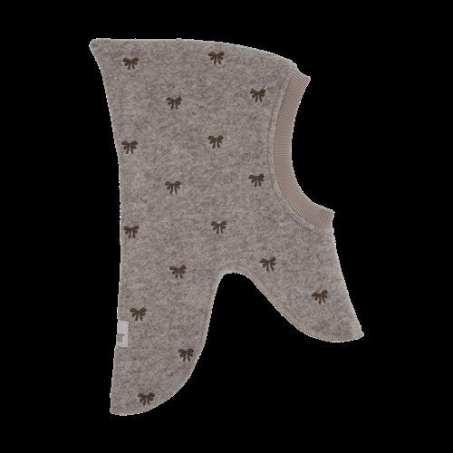 Huttelihut Balaclava Af Uld Camel Melange  Camel Melange-52 cm  Brun  52 cm