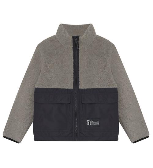 Color Kids Fleecejakke - Teddy - Phantom