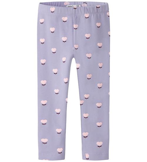 Name It Leggings - Sweat - NmfOlini - Cherry Lavender Icing