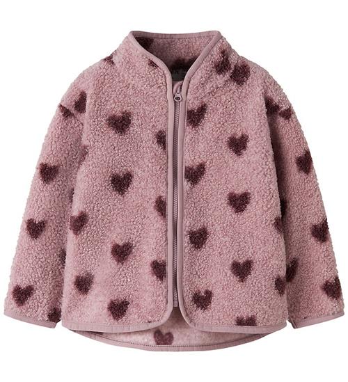 Name it Fleecejakke - NBFOLAJA - Mauve Shadows