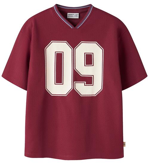 Name It T-shirt - NkmLas - Rumba Red