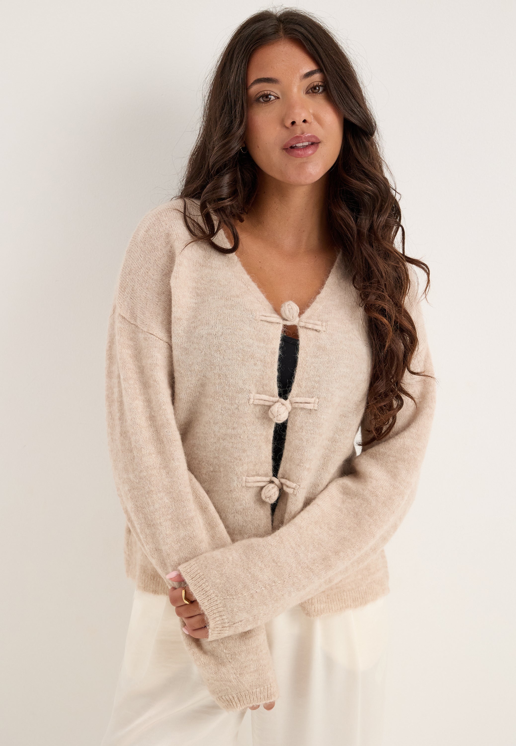 SELECTED Slwlulu Ls Duffle Knit Cardigan