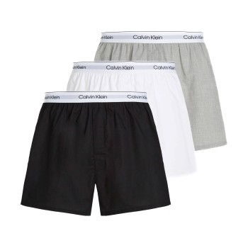 Calvin Klein 3P Slim Boxers Flerfarvet bomuld Small Herre