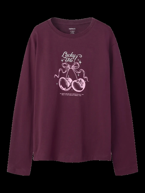 NAME IT Bluse Odina Wispy Mauve Wine