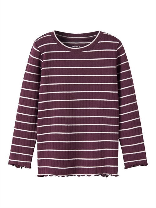 NAME IT Bluse Olena Mauve Wine