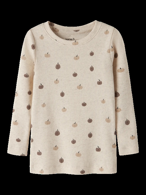 NAME IT Græskar Bluse Notheo Peyote Melange
