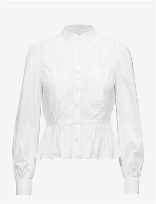 FRAME | Double Pocket Peplum Blouse | L