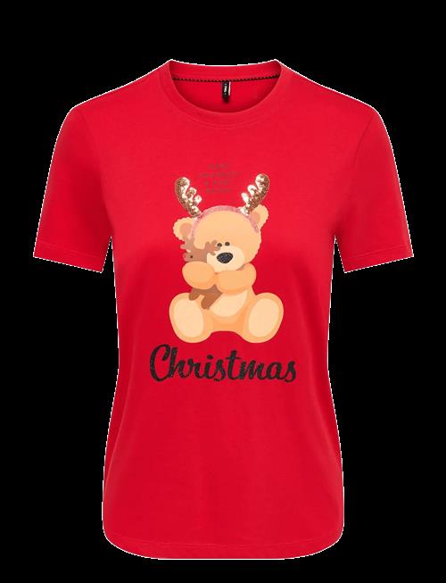 ONLY | Onlxmas Yrsa Christmas Reg S/S Top Jrs | XS