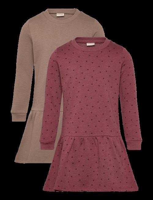 Minymo | Sweat Dress Ls (2-Pack) | 134