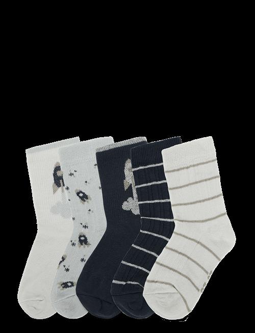 Minymo | Socks W. Pattern (5-Pack) | 31\34