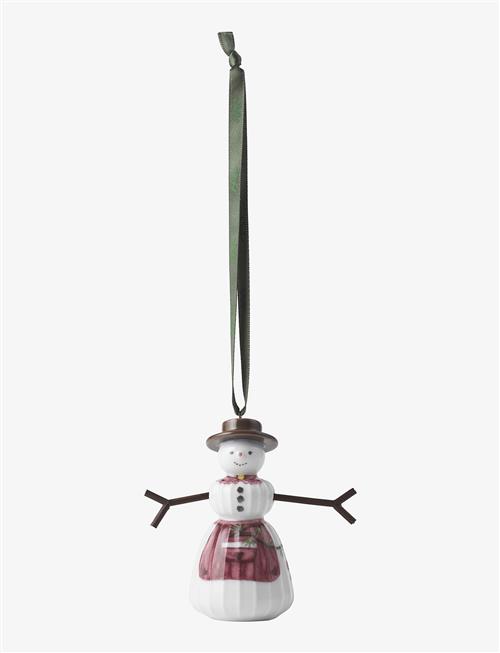 Kähler | Hammershøi Christmas Snowwoman Hanging Variant H9 White W. Deco | 9