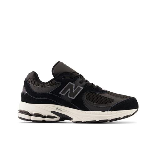 New Balance New Balance 2002 Kids Lace Black Black 37 EU  Sort  37 EU