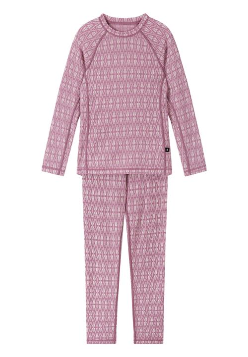 Reima Taival Undertøjssæt I Uld Grey Pink  Grey Pink 140 cm  Lyserød  140 cm  Drenge, Piger