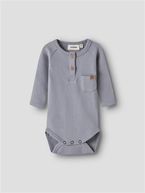 Lil’ Atelier Nbmluno Ls Slim Body Lil Sleet Sleet 86 cm  Grå  86 cm  Drenge
