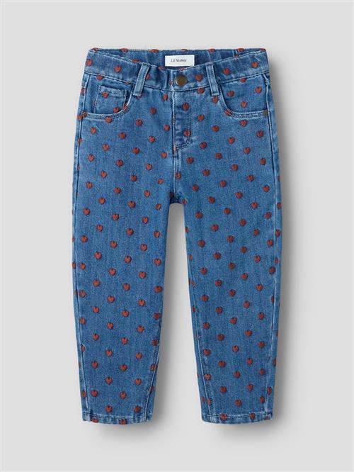 Lil’ Atelier Nmfliva Loose Jeans 2001-Se Lil Dark Blue Denim Dark Blue Denim 122 cm  Blå  122 cm  Piger