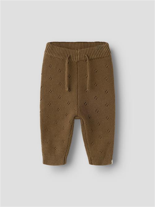 Lil’ Atelier Nbnlaguna Knit Pant Lil Teak Teak 62 cm  Brun  62 cm  Drenge, Piger