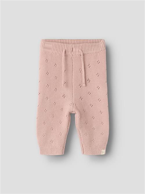 Lil’ Atelier Nbnlaguna Knit Pant Lil Adobe Rose Adobe Rose 50 cm  Lyserød  50 cm  Drenge, Piger