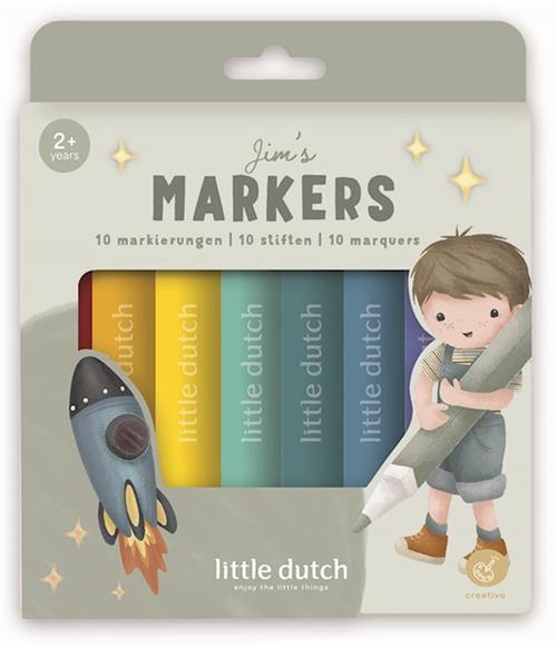 Little Dutch Tusser Jim  Jim-OS  Blå  One Size 3+ Years Drenge, Piger