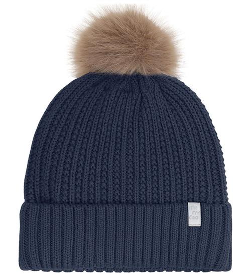Minymo Hue m. Fleece - Uld/Akryl - Dark Sapphire