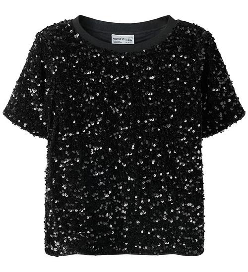 Name It Top - Kort - NkfRunica - Black