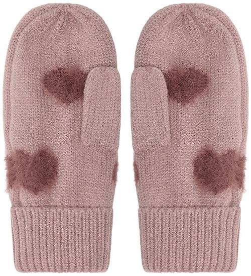 Minymo Luffer - Viskose - Strik - Fawn m. Hjerter