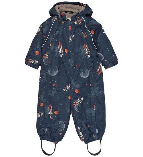 Mikk-Line Flyverdragt - Polyester - Baby - Space AOP