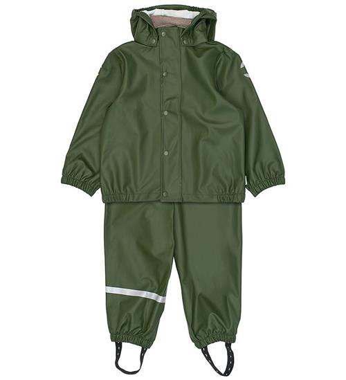 Mikk-Line Regntøj - PU - Recycled - Kombu Green