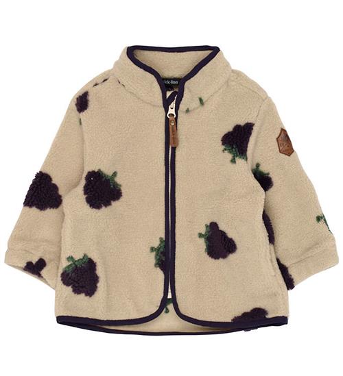 Mikk-Line Cardigan - Teddy - Blackberry AOP
