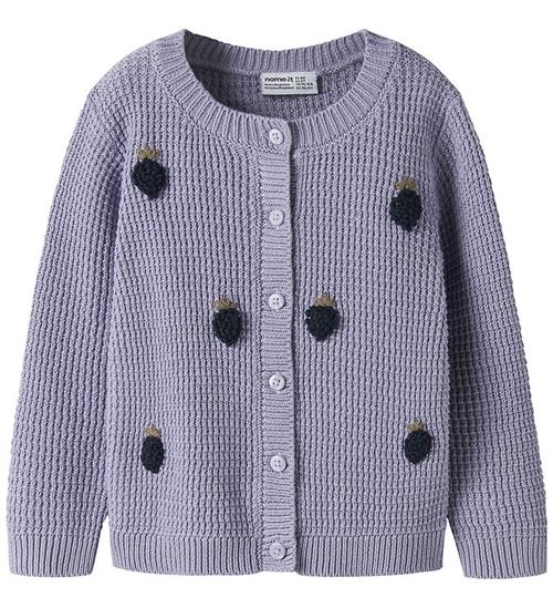 Name it Cardigan - Strik - NMFOSIE - Heirloom Lilac