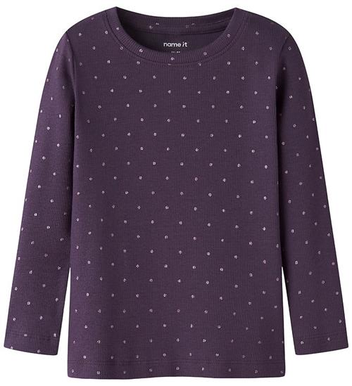 Name it Bluse - Rib - NMFODELE - Navy Cosmos