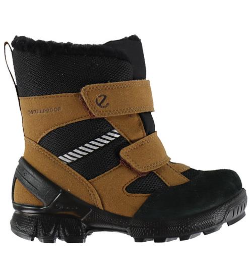 Ecco Vinterstøvler - Uld For - Biom Hike i High - Black/Camel/Bl