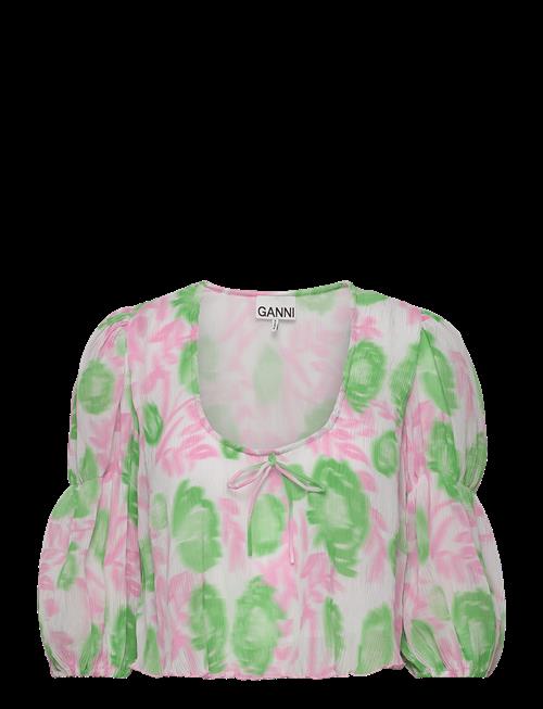 Ganni | Pleated Georgette | 38