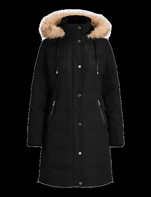 Lauren Ralph Lauren | Faux-Fur-Trim Hooded Down Coat | S