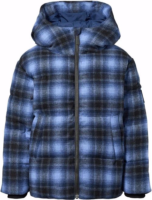 Molo Hilo Wool Jacket Check Navy Check Navy 164 cm  Marineblå  164 cm  Drenge