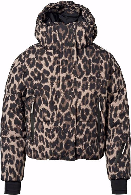 Molo Hansine Pro Jacket Brushed Leo Brushed Leo 152 cm  Sort  152 cm  Piger