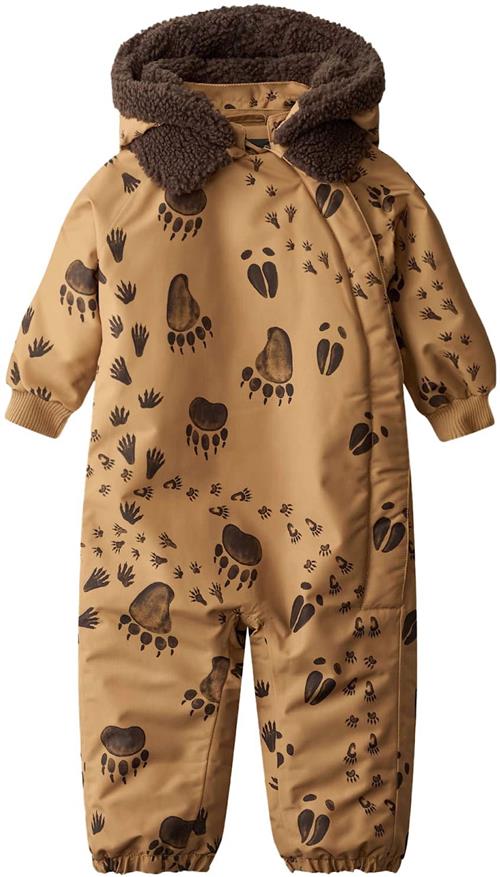 Molo Hyde Baby Snowsuit Animal Trails Animal Trails 80 cm  Brun  80 cm  Drenge