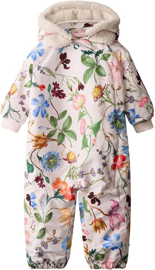 Molo Hyde Baby Snowsuit Antique Flowers Antique Flowers 92 cm  Lyserød  92 cm  Piger