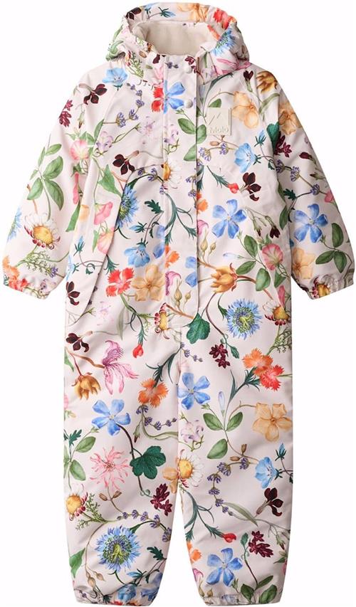 Molo Pingo Junior Snowsuit Antique Flowers Antique Flowers 92 cm  Lyserød  92 cm  Piger