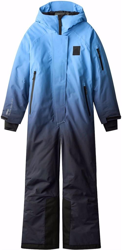 Molo Hux Junior Snowsuit Faded Blues Faded Blues 122 cm  Blå  122 cm  Drenge