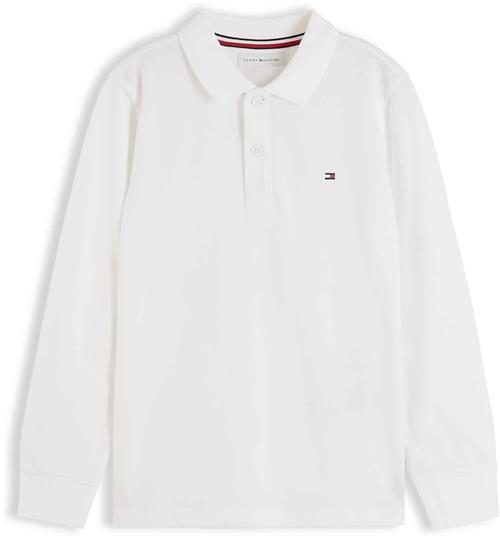 Tommy Hilfiger Langærmet Polo White  White 3 Y  Hvid  3 år  Drenge, Piger