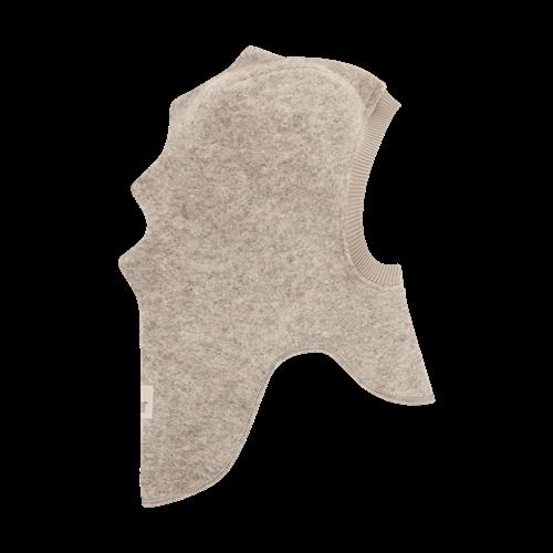 Huttelihut Balaclava Af Uld Camel Melange  Camel Melange-52 cm  Brun  52 cm