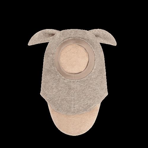 Huttelihut Balaclava Af Uld Camel Melange  Camel Melange-50 cm  Brun  50 cm